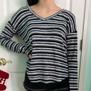 Striped American Eagle soft&sexy sweater